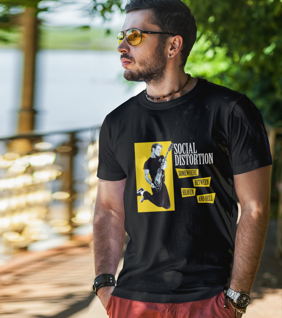 Social Distortion Somewhere Between Heaven And Hell T-Shirt