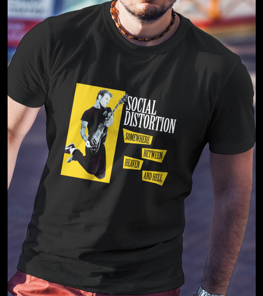 Social Distortion Somewhere Between Heaven And Hell T-Shirt