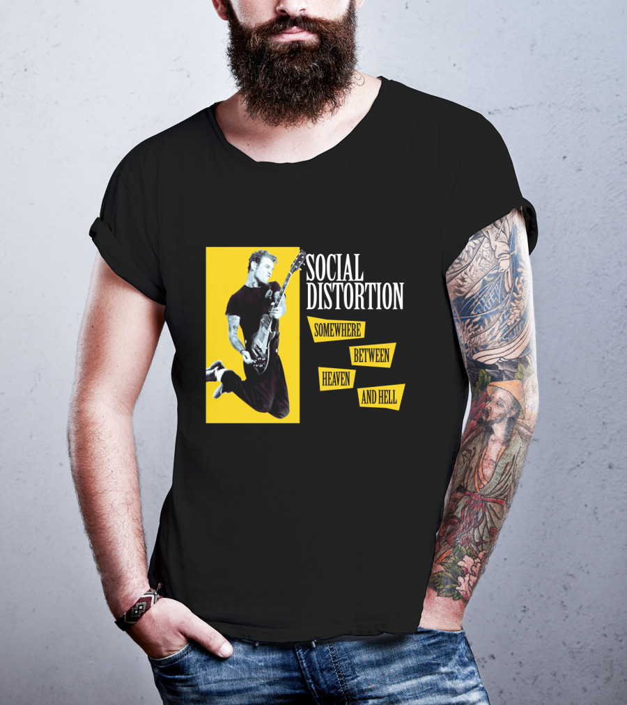 Social Distortion Somewhere Between Heaven And Hell T-Shirt