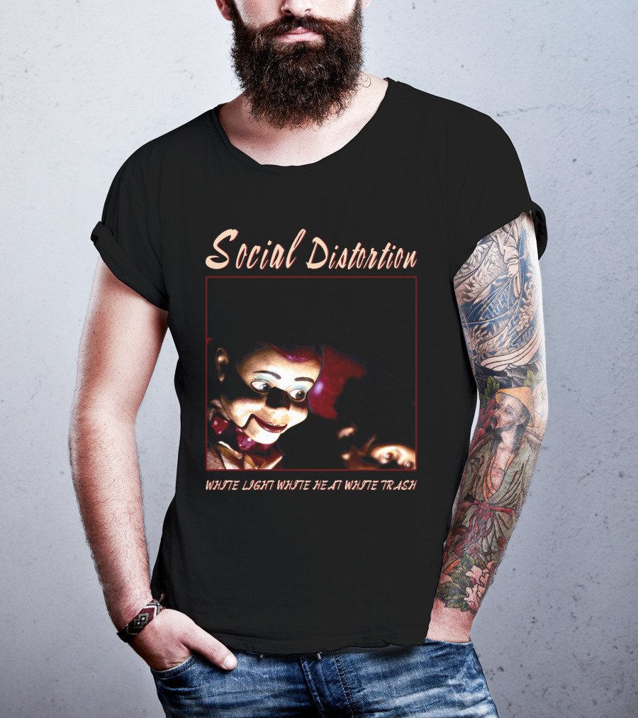 Social Distortion White Light White Heat White Trash T-Shirt