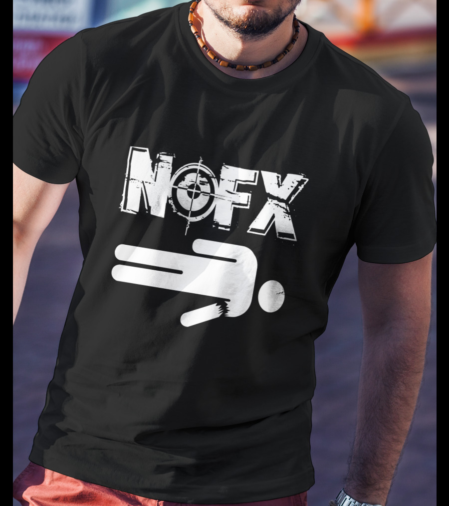 Nofx Target Logo Stick Figure T-Shirt
