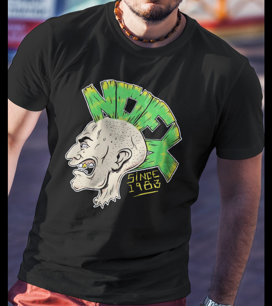 Nofx Since 1983 Punk Mohawk Character T-Shirt