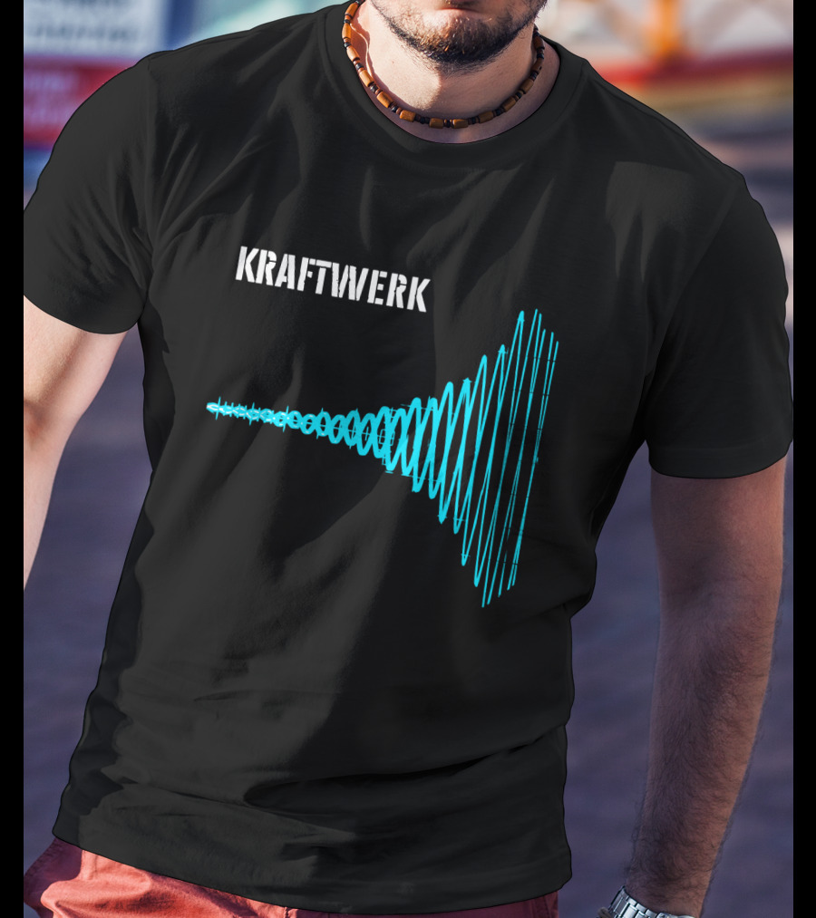 Kraftwerk Blue Sound Waves T-Shirt