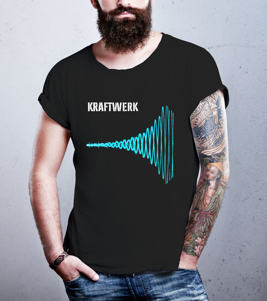 Kraftwerk Blue Sound Waves T-Shirt