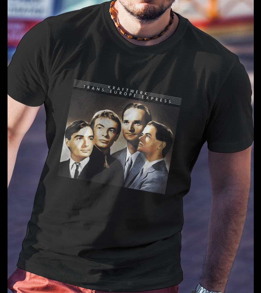 Kraftwerk Trans Europe Express Album Cover Artwork T-Shirt
