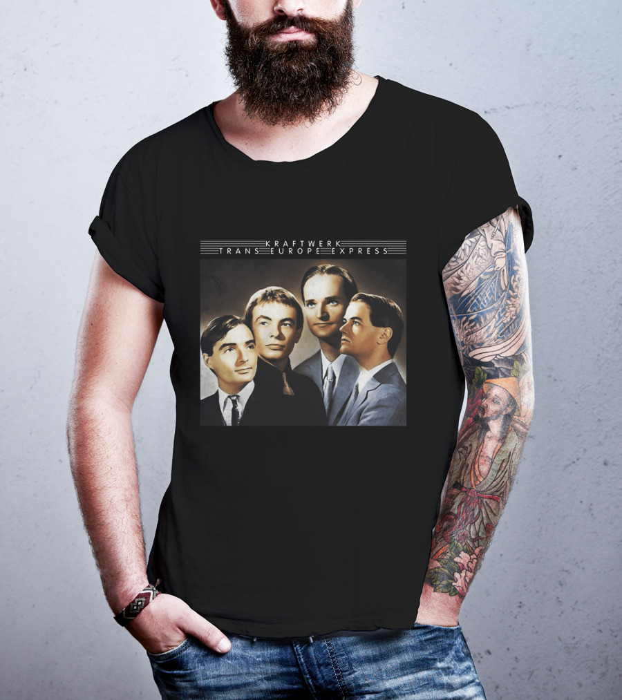 Kraftwerk Trans Europe Express Album Cover Artwork T-Shirt