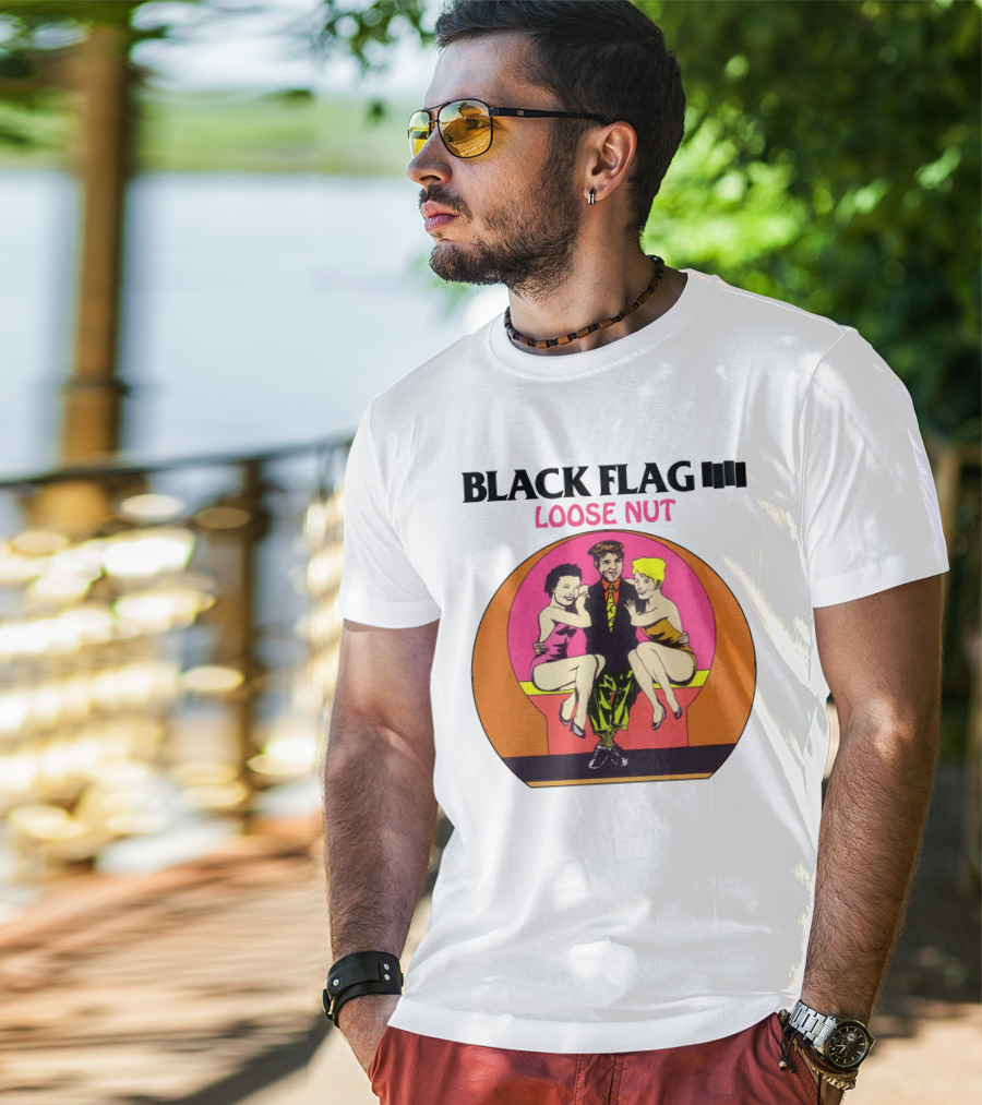 Black Flag Loose Nut Album Cover Art T-Shirt
