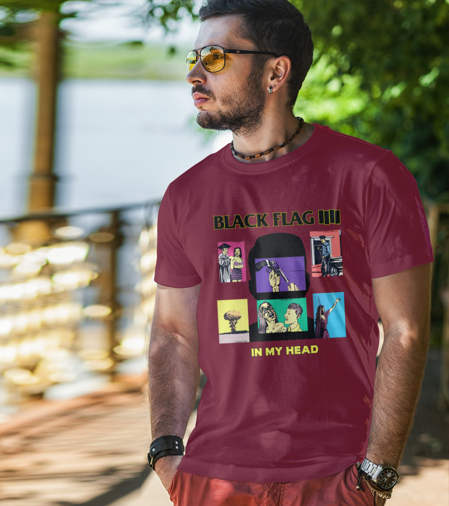 Black Flag Iiii In My Head T-Shirt