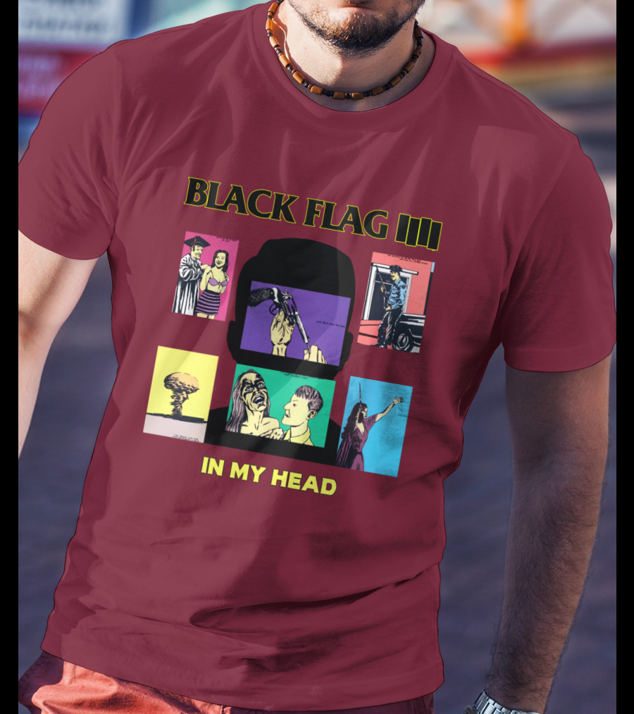 Black Flag Iiii In My Head T-Shirt