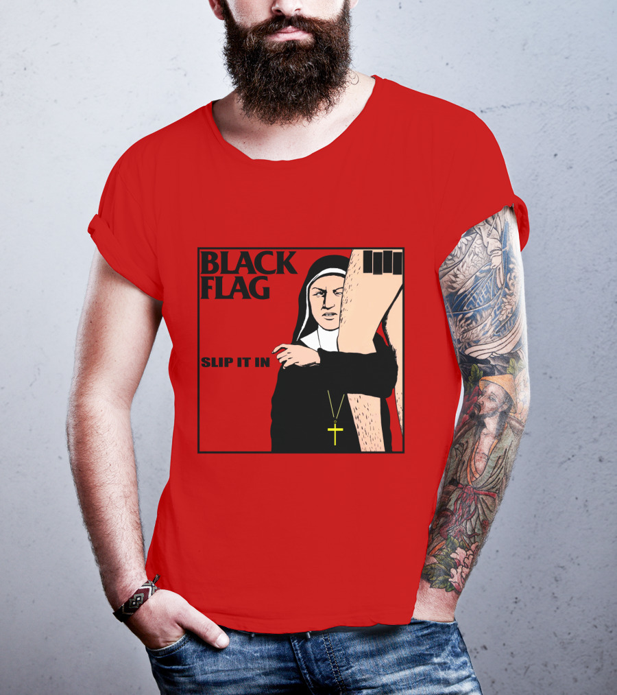 Black Flag Slip It In Album Cover T-Shirt