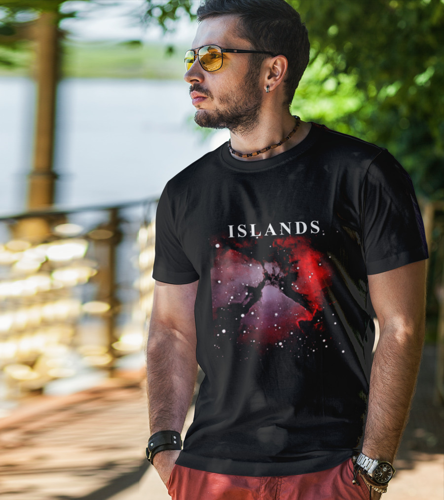 KC 07 Islands Cosmic Nebula T-Shirt