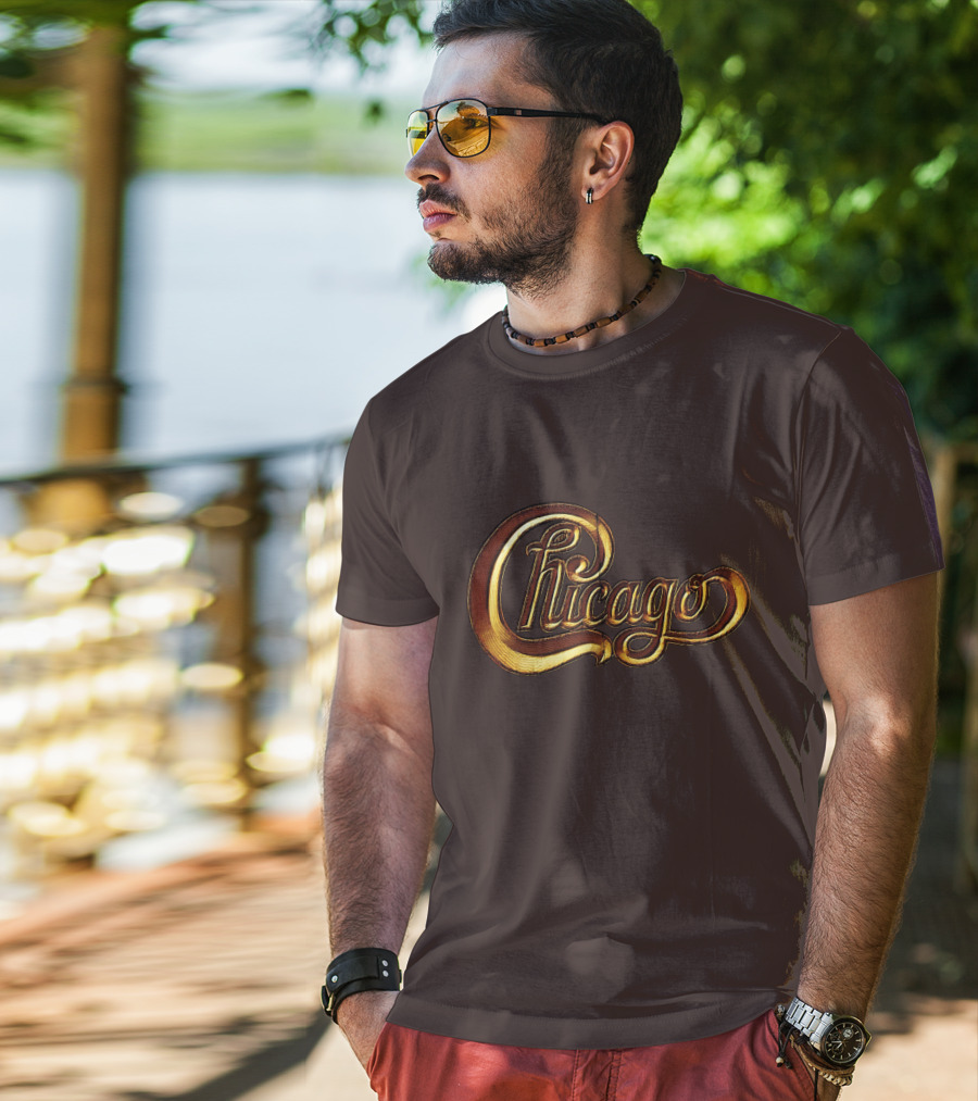Chicago Gold Script T-Shirt