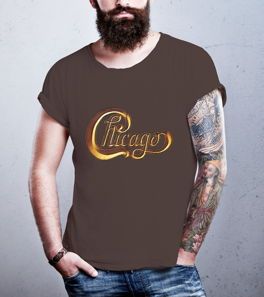 Chicago Gold Script T-Shirt