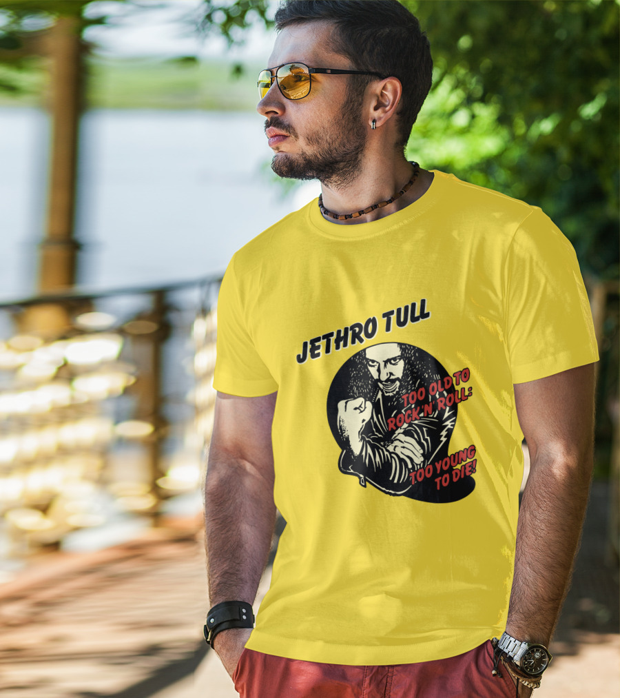 Jethro Tull Too Old To Rock 'N' Roll Too Young To Die T-Shirt