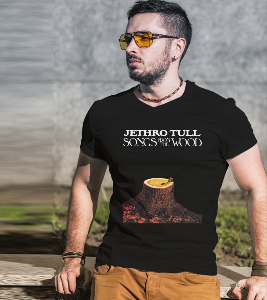 Jethro Tull Songs From The Wood Tree Stump And Axe T-Shirt