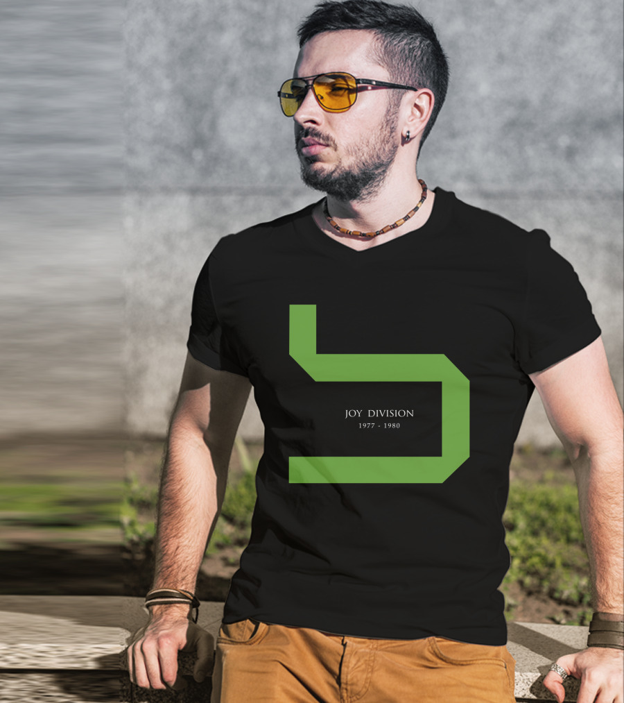 Joy Division 1977 - 1980 Green Abstract Symbol T-Shirt