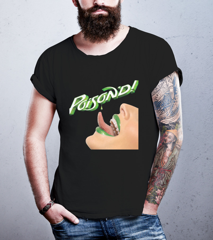 Poison'd Licking Green Lips T-Shirt