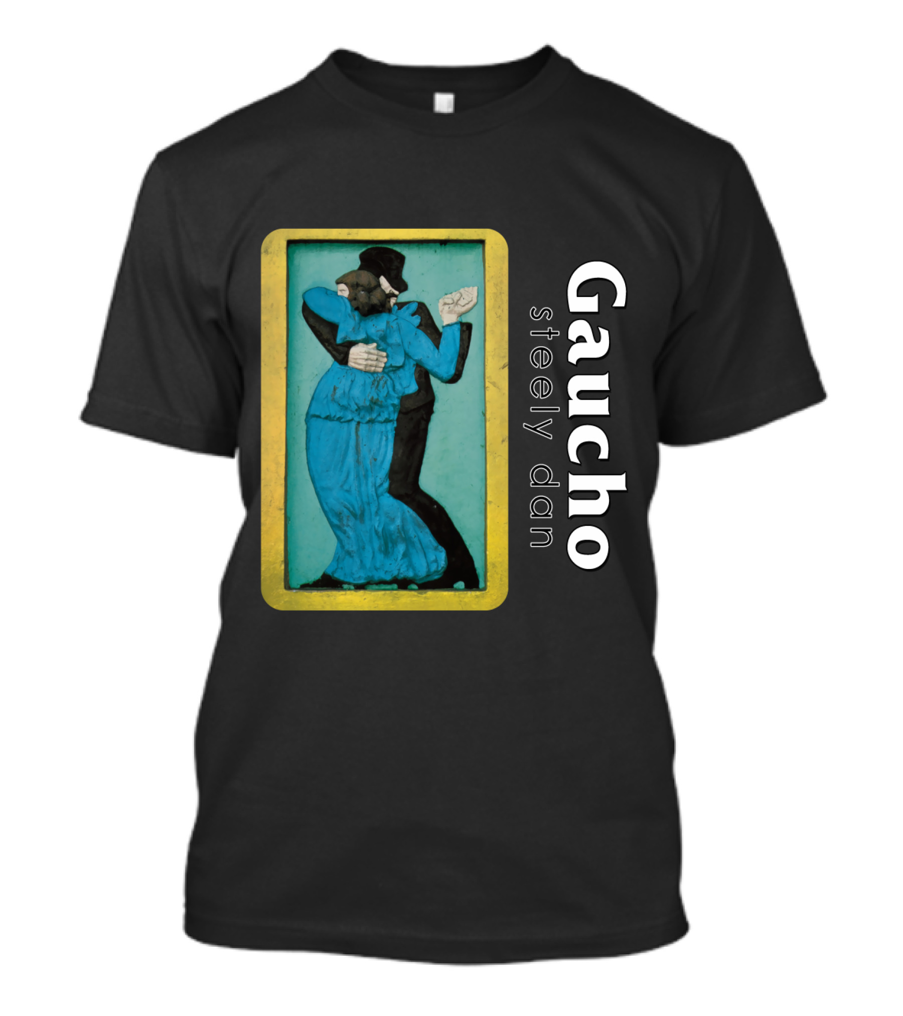 Gaucho Steely Dan Dancing Couple Artwork T-Shirt
