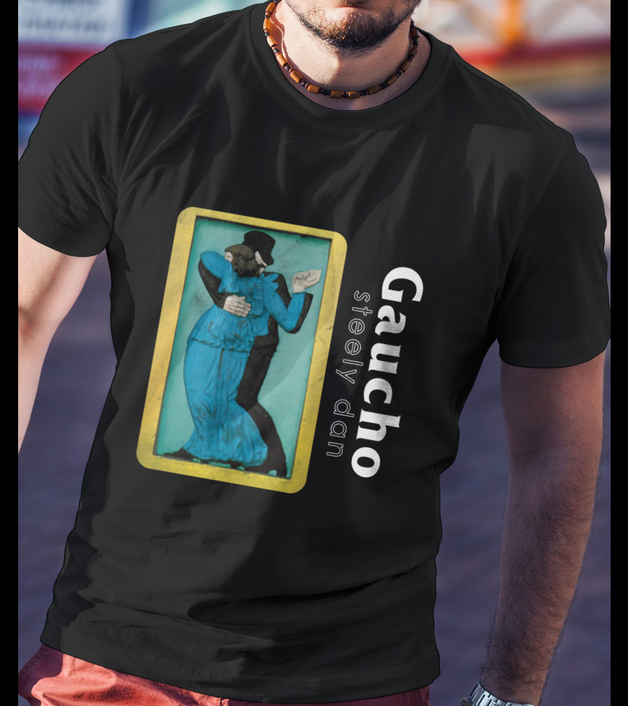 Gaucho Steely Dan Dancing Couple Artwork T-Shirt
