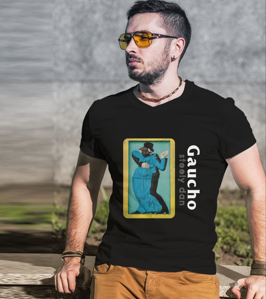 Gaucho Steely Dan Dancing Couple Artwork T-Shirt