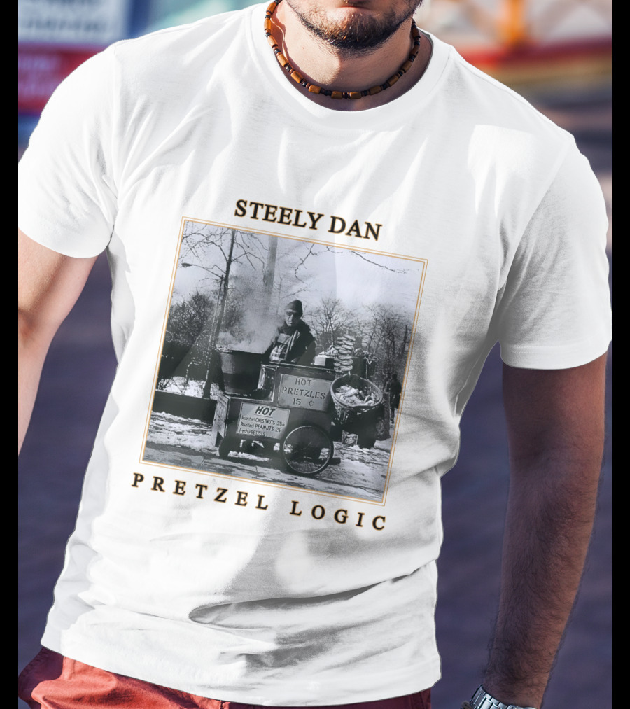 Steely Dan Pretzel Logic Hot Pretzels 15 Cents T-Shirt