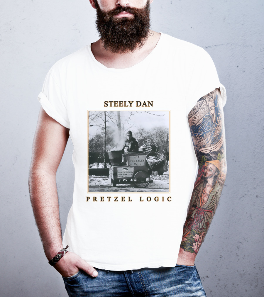 Steely Dan Pretzel Logic Hot Pretzels 15 Cents T-Shirt