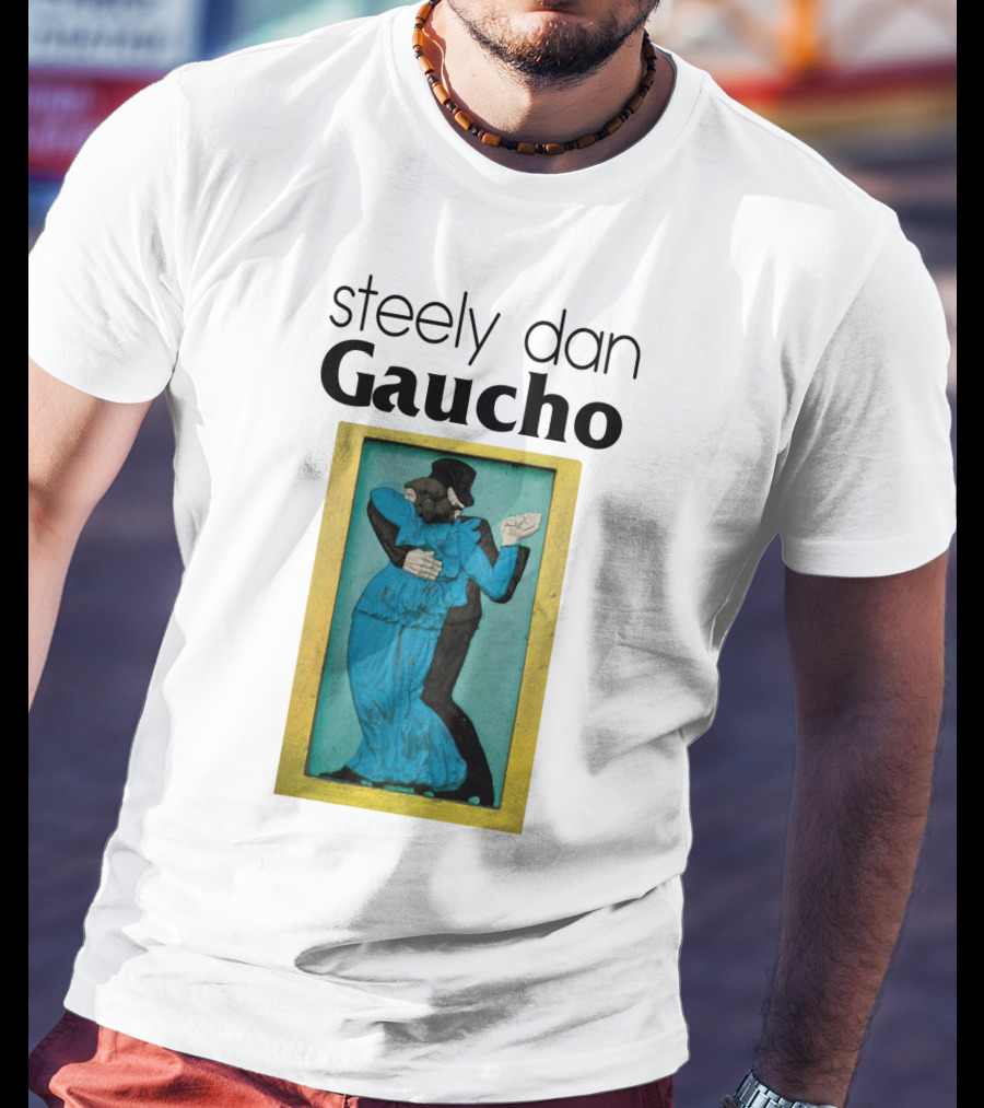Steely Dan Gaucho Dancing Couple Iconic Album Artwork T-Shirt