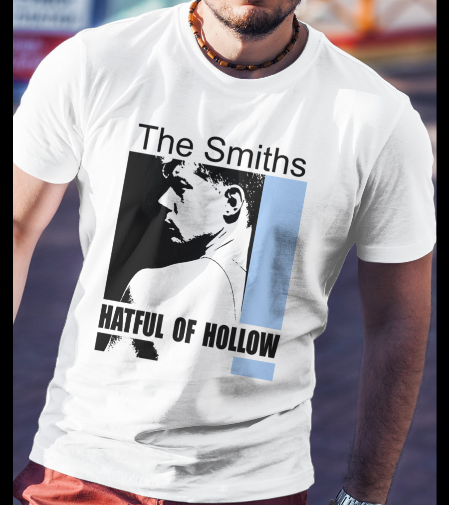 The Smiths Hatful Of Hollow Album Cover Art Black And Blue Silhouette T-Shirt