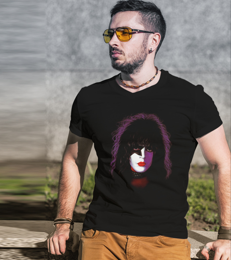 Ki (34) Paul Stanley Starchild Makeup Face T-Shirt