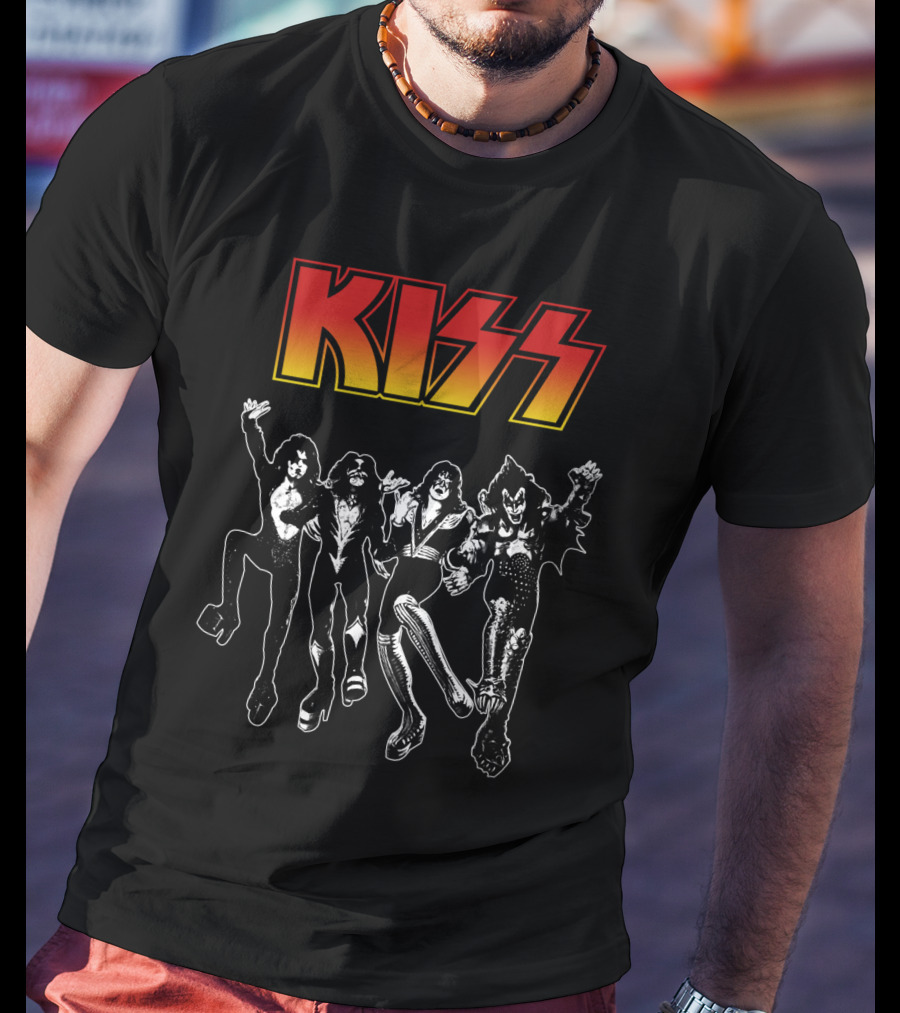 Kiss Band Iconic Members T-Shirt