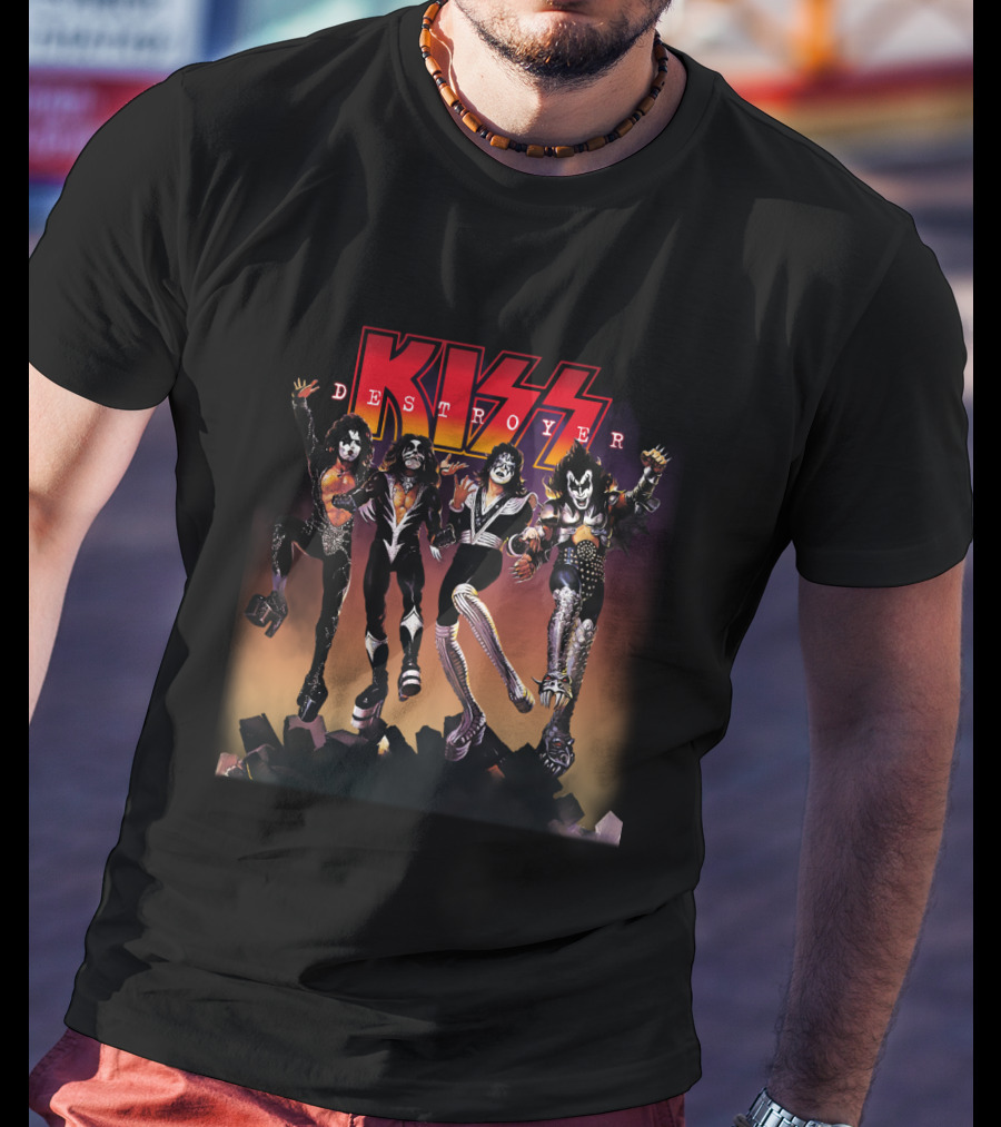Kiss Destroyer Album Cover Art T-Shirt