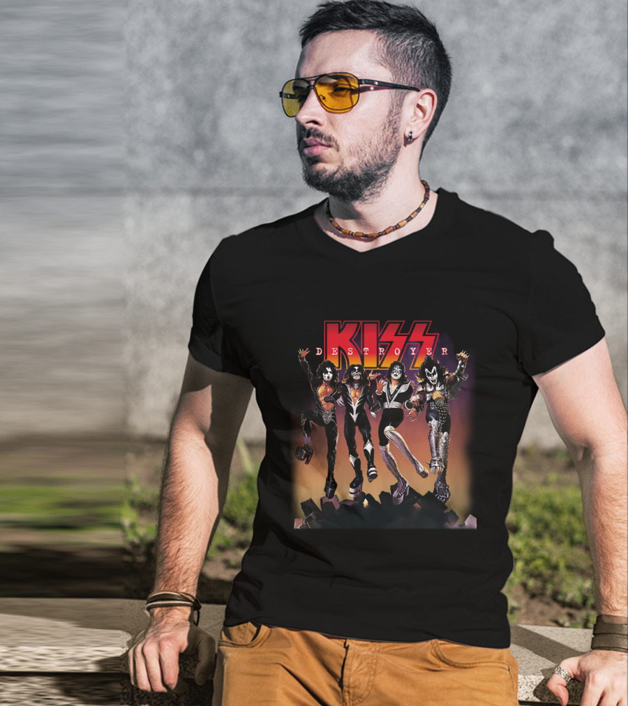 Kiss Destroyer Album Cover Art T-Shirt