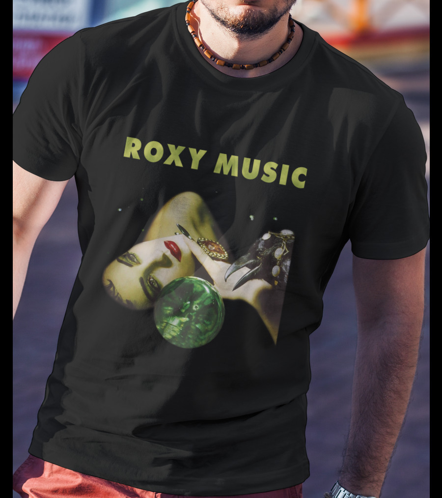 Roxy Music Vintage Album Cover Art T-Shirt