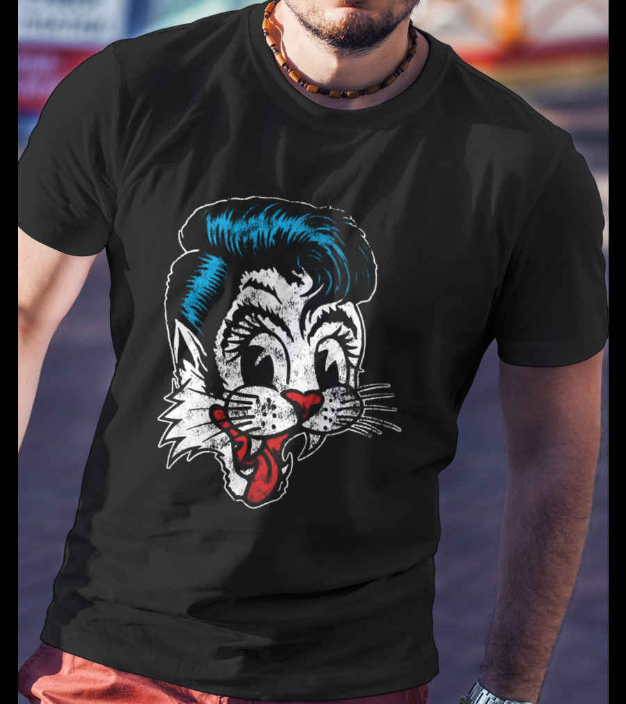 Rockabilly Cat T-Shirt