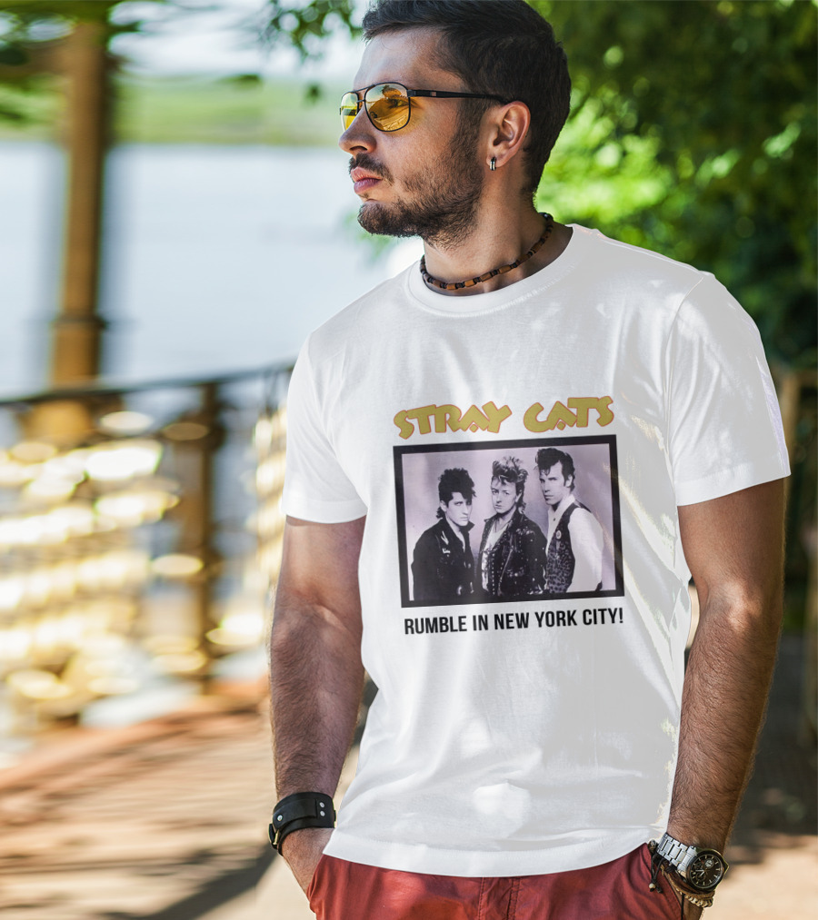 Stray Cats Rumble In New York City T-Shirt