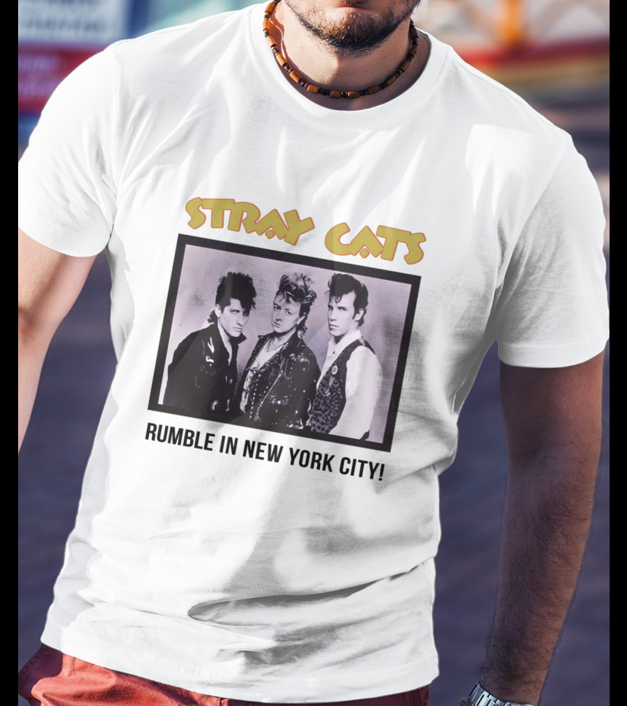 Stray Cats Rumble In New York City T-Shirt
