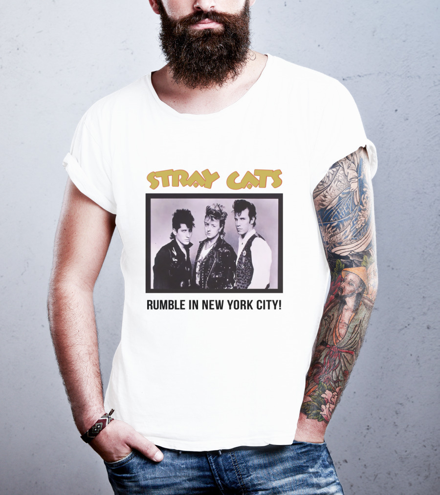 Stray Cats Rumble In New York City T-Shirt