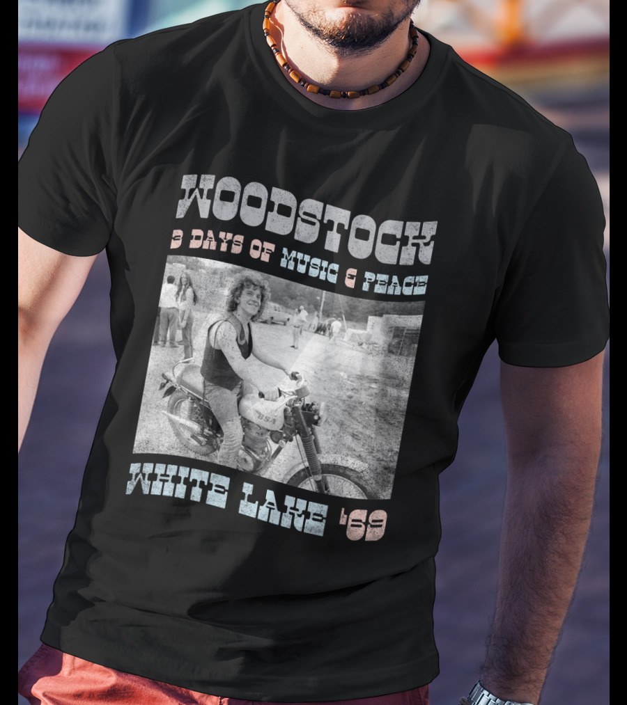 Woodstock 3 Days Of Music & Peace White Lake '69 T-Shirt