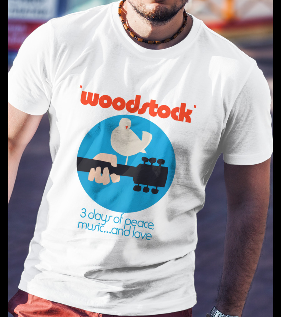 Woodstock 3 Days Of Peace Music And Love T-Shirt