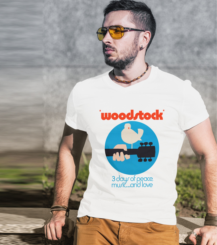 Woodstock 3 Days Of Peace Music And Love T-Shirt