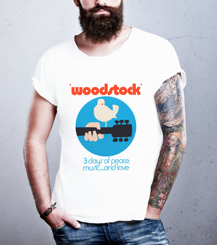 Woodstock 3 Days Of Peace Music And Love T-Shirt