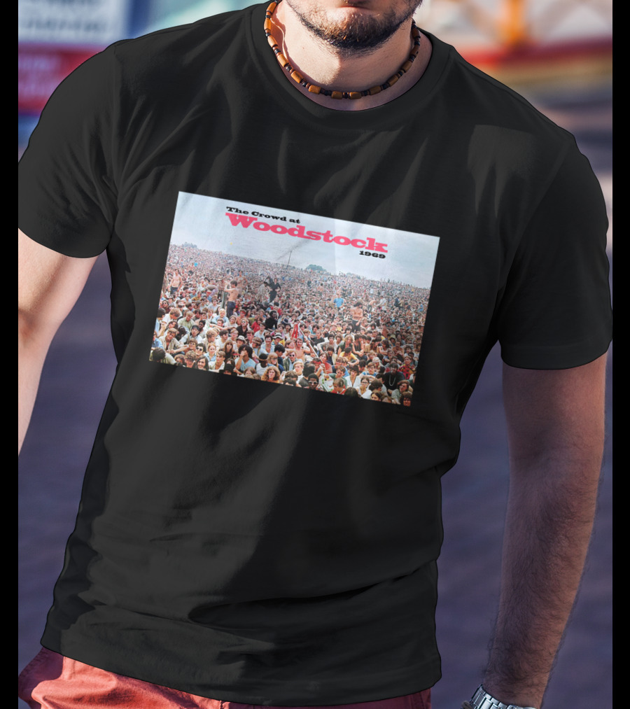 The Crowd At Woodstock 1969 T-Shirt