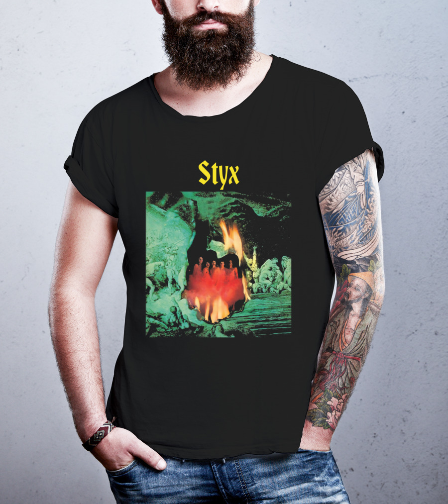 Styx Band Album Cover Artwork Flame T-Shirt