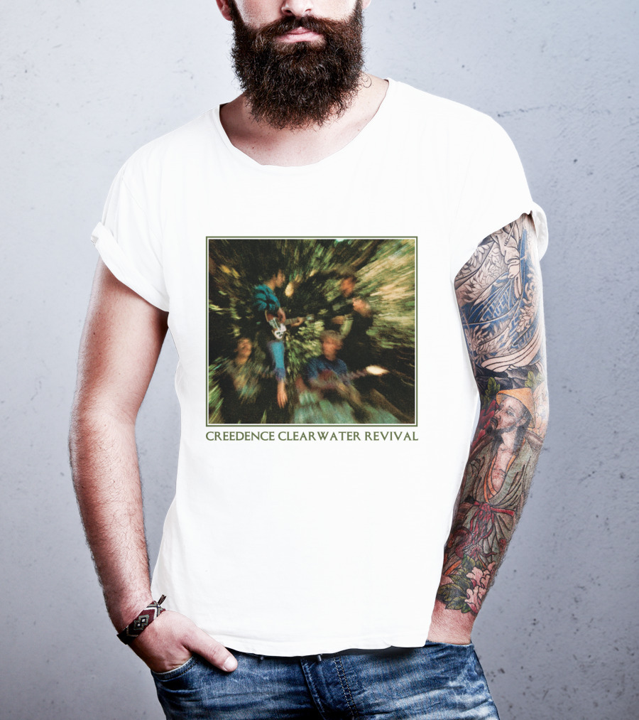 Creedence Clearwater Revival Blurred Band Photo T-Shirt