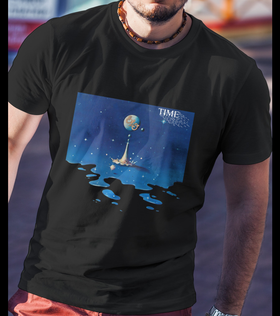 Elo Time Album Cover Space Scene T-Shirt
