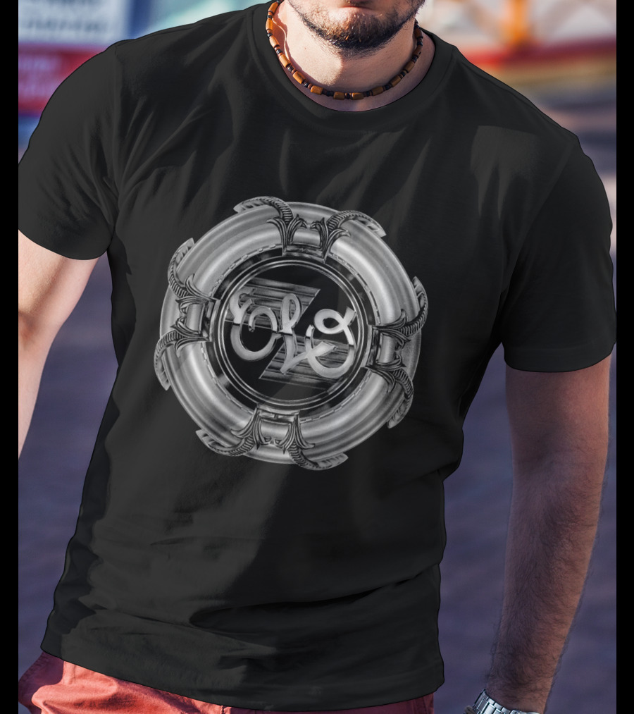 Elo Logo With Metallic Circular T-Shirt