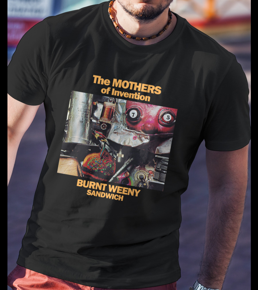 The Mothers Of Invention Burnt Weeny Sandwich Vintage Album Cover T-Shirt