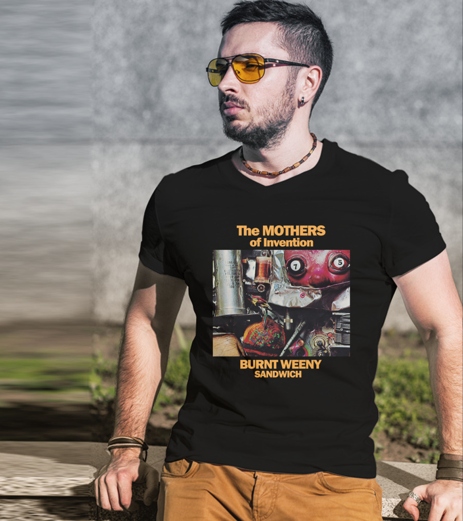 The Mothers Of Invention Burnt Weeny Sandwich Vintage Album Cover T-Shirt