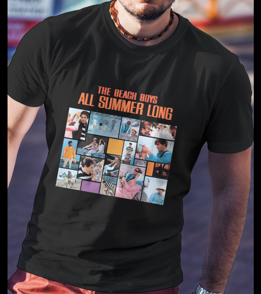 The Beach Boys All Summer Long Collage Vibrant Nostalgic T-Shirt