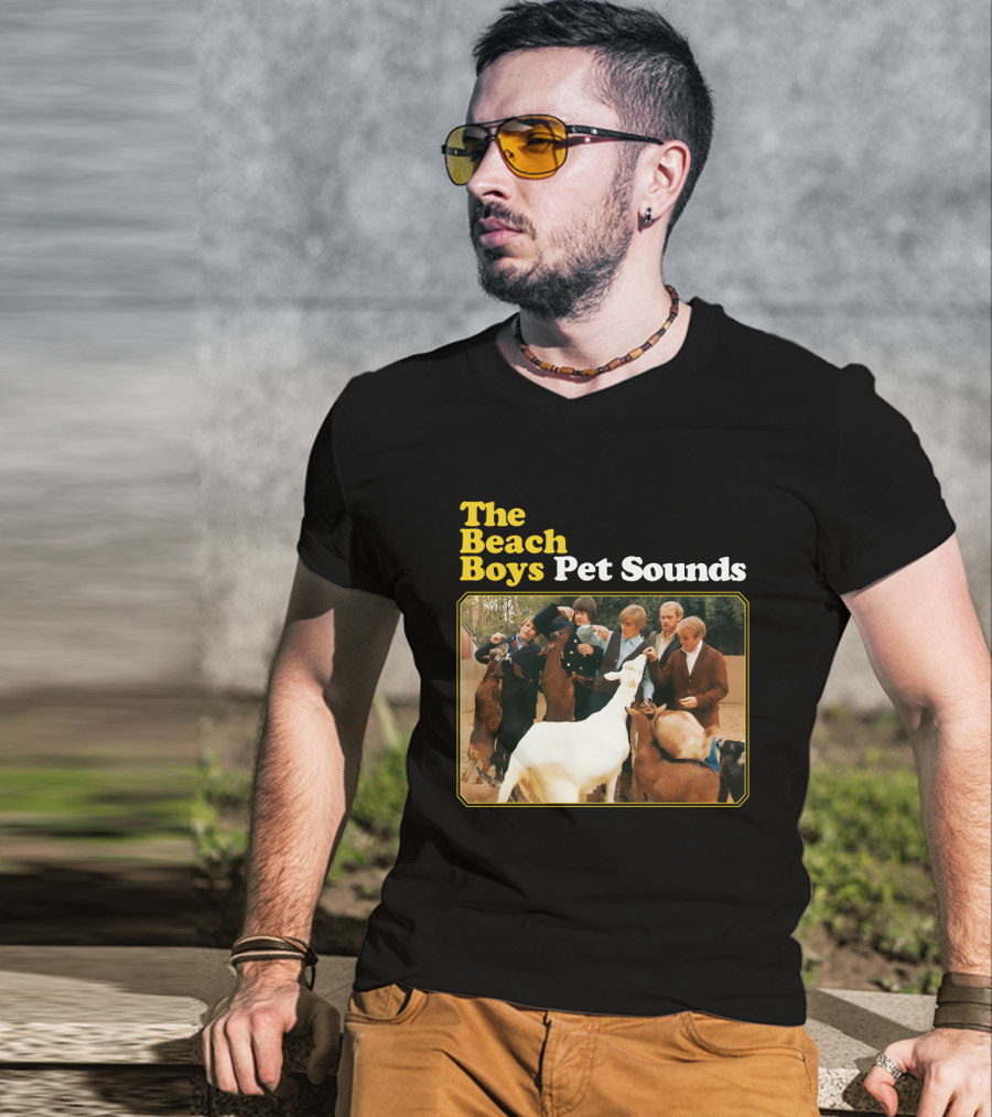 The Beach Boys Pet Sounds Album Cover Goat Farm Scene T-Shirt